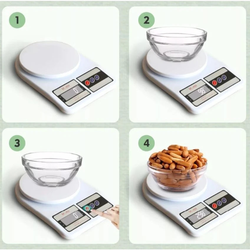 Balança Digital de Precisão 10kg – Cozinha, Dietas e Uso Profissional com Alta Exatidão